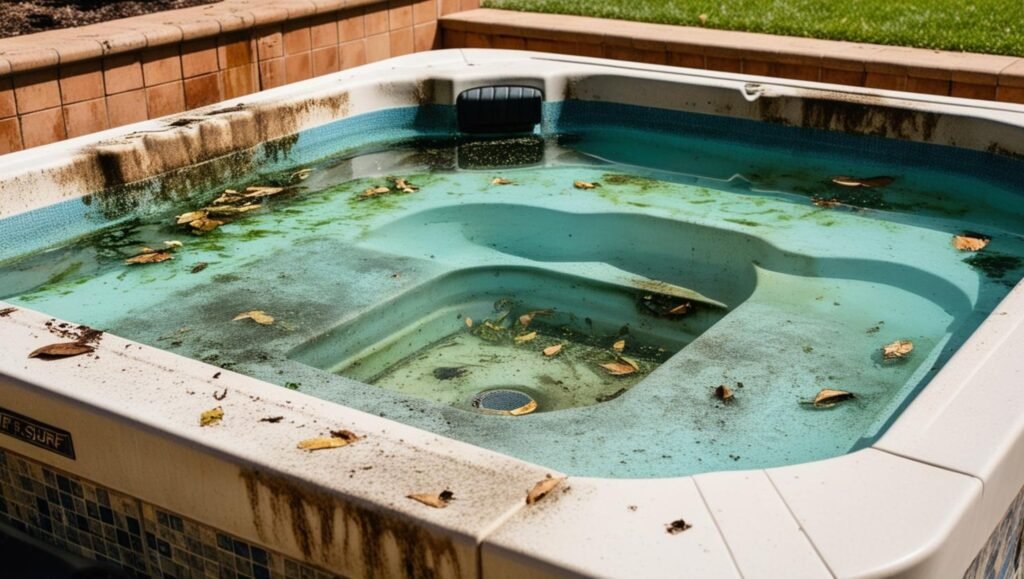 dirty Jacuzzi Turf N Surf Lawn and Pool